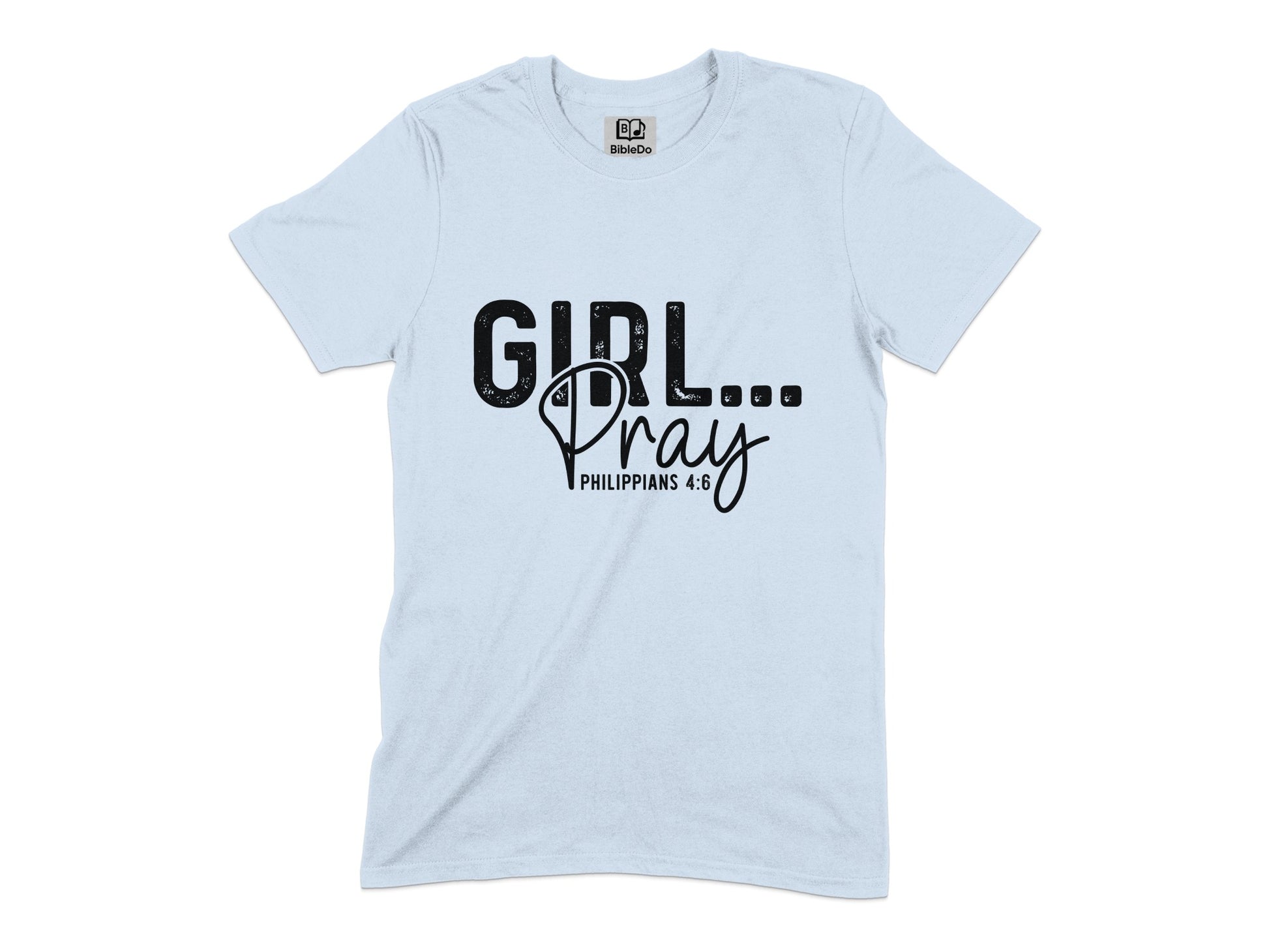 Girl Pray Philippians 4:6 Motivational T-Shirt product type