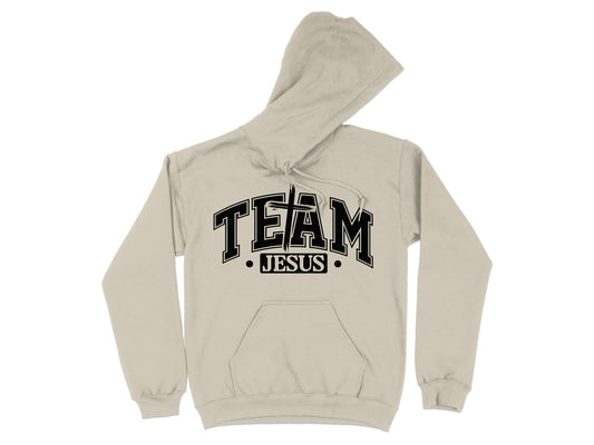 Team Jesus Bold Graphic Hoodie