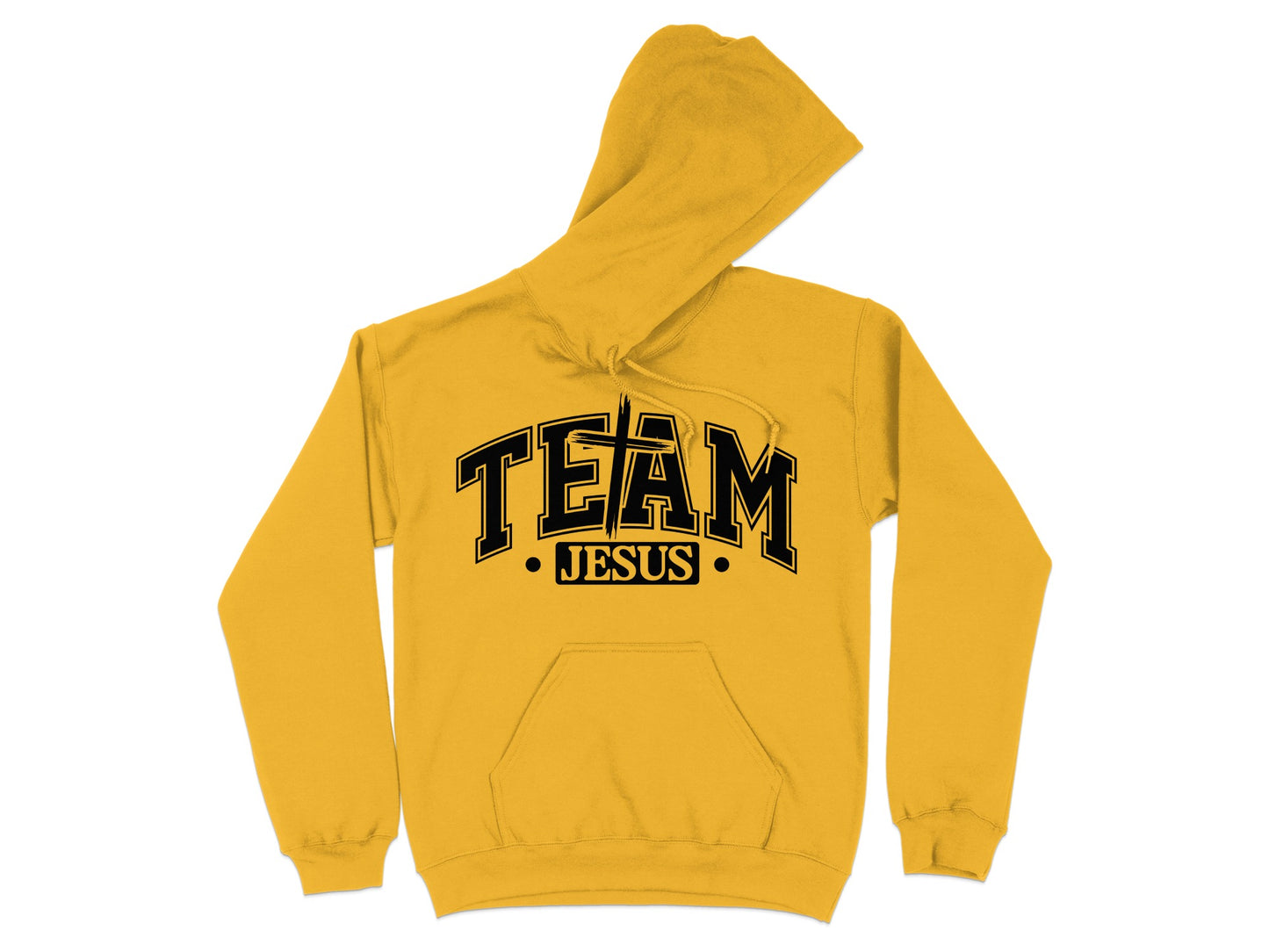 Team Jesus Printed Hoodie for Faithful Believers