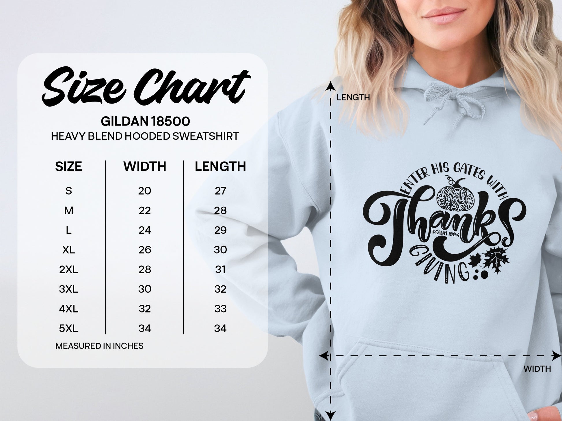 Enter His Gates With Thanksgiving Hoodie