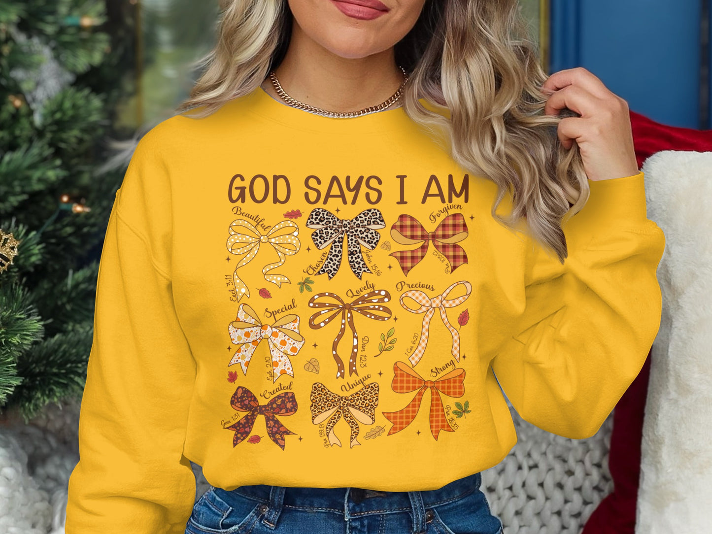 Inspirational Motivational God Says I Am Sweatshirt