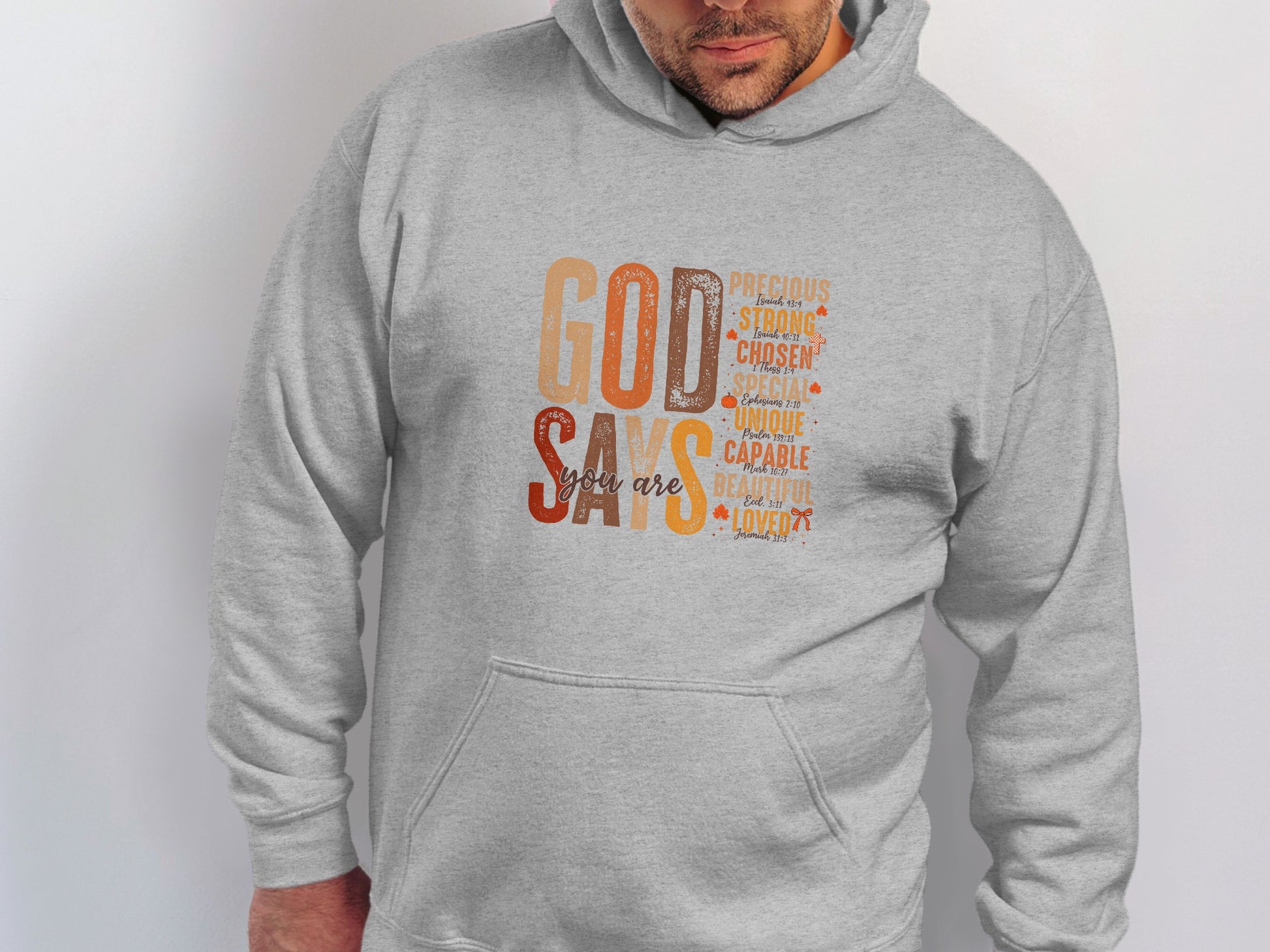 God Says You Are Strong Chosen Unique Hoodie