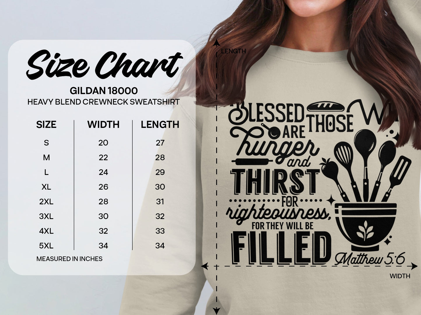 Blessed Those Are Hunger Thirst For Righteousness Sweatshirt