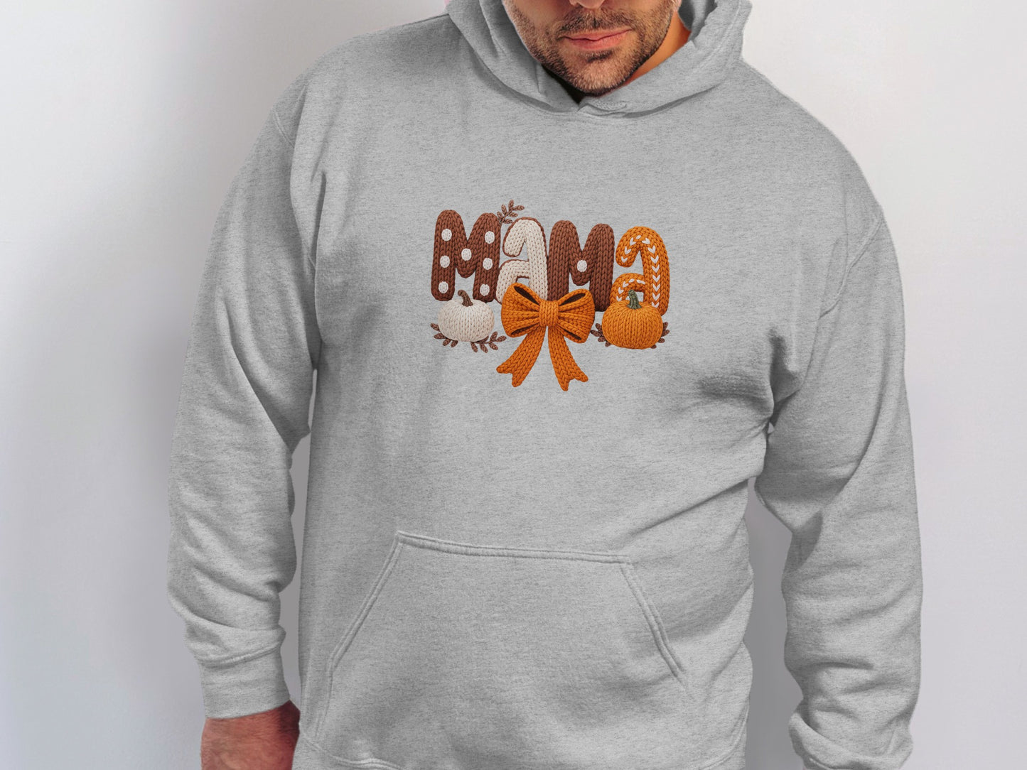 Mommy Hoodie with Cute Fall-Themed Design