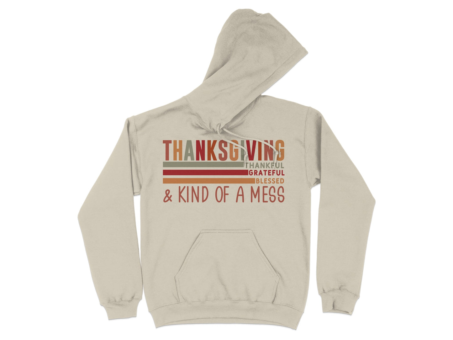 Thanksgiving Thankful Grateful Blessed Hoodie