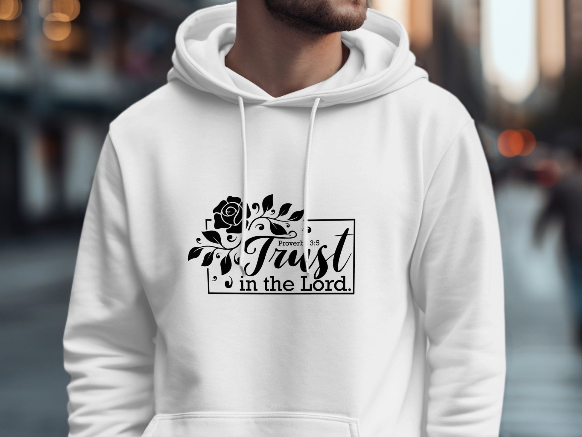 Proverbs 3 5 Trust in the Lord Graphic Hoodie