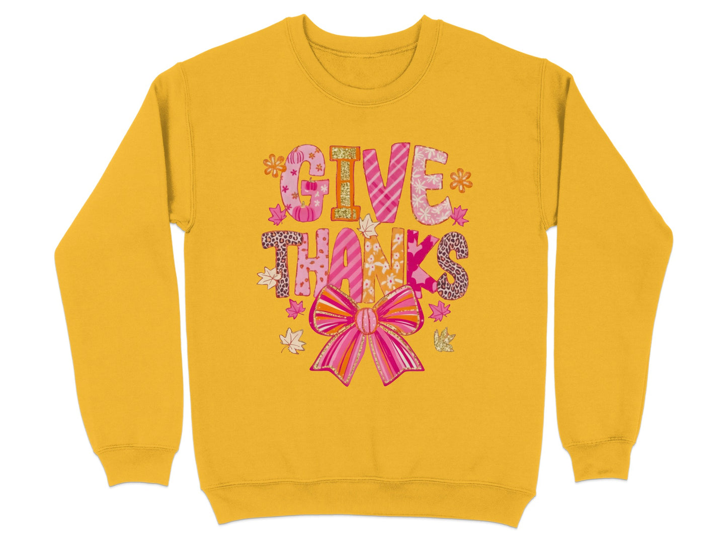Vibrant Give Thanks Graphic Sweatshirt Product