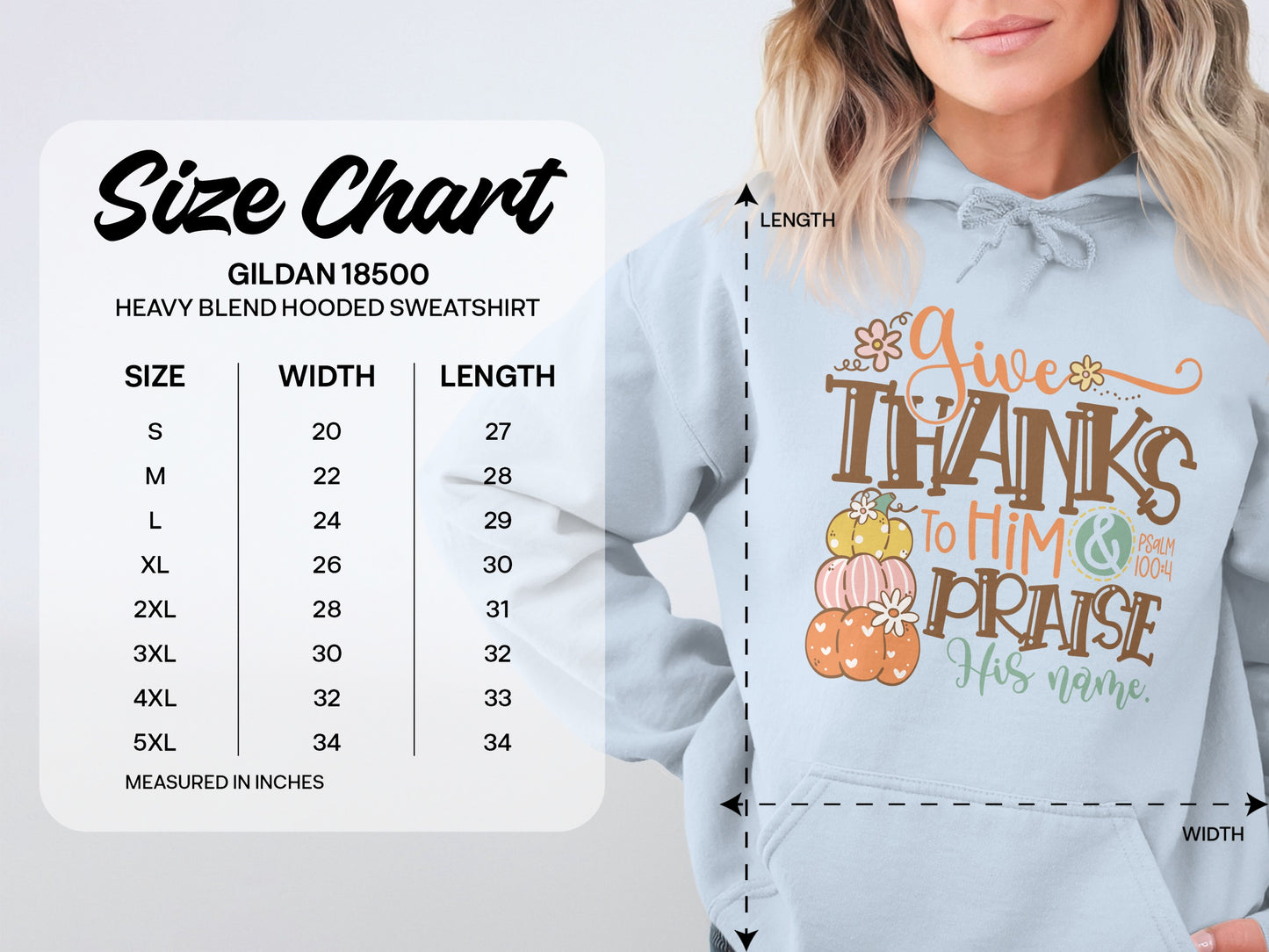 Give Thanks to Him and Praise His Name sweatshirt