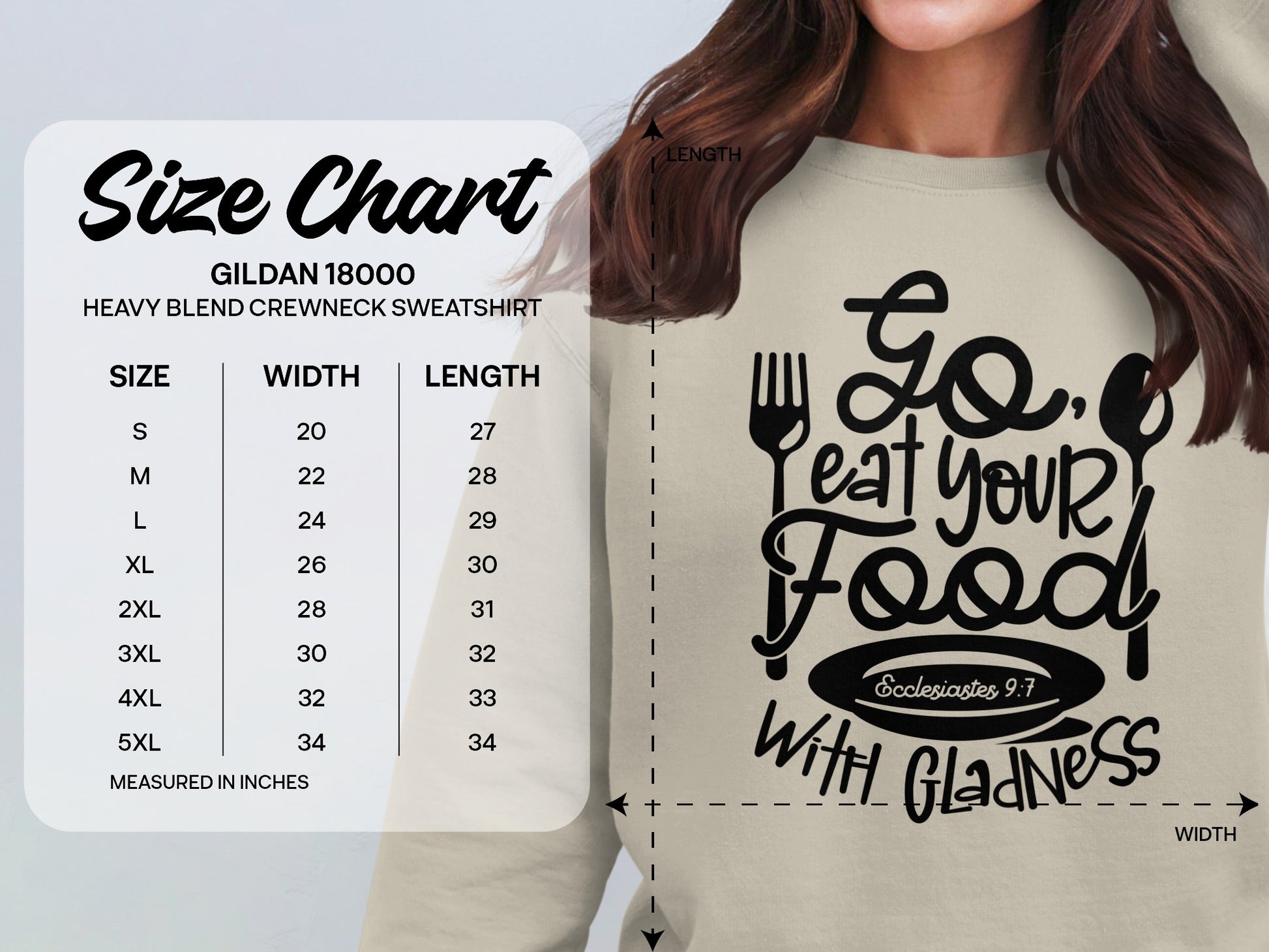 Go Eat Your Food Ecclesiastes 9 7 Sweatshirt