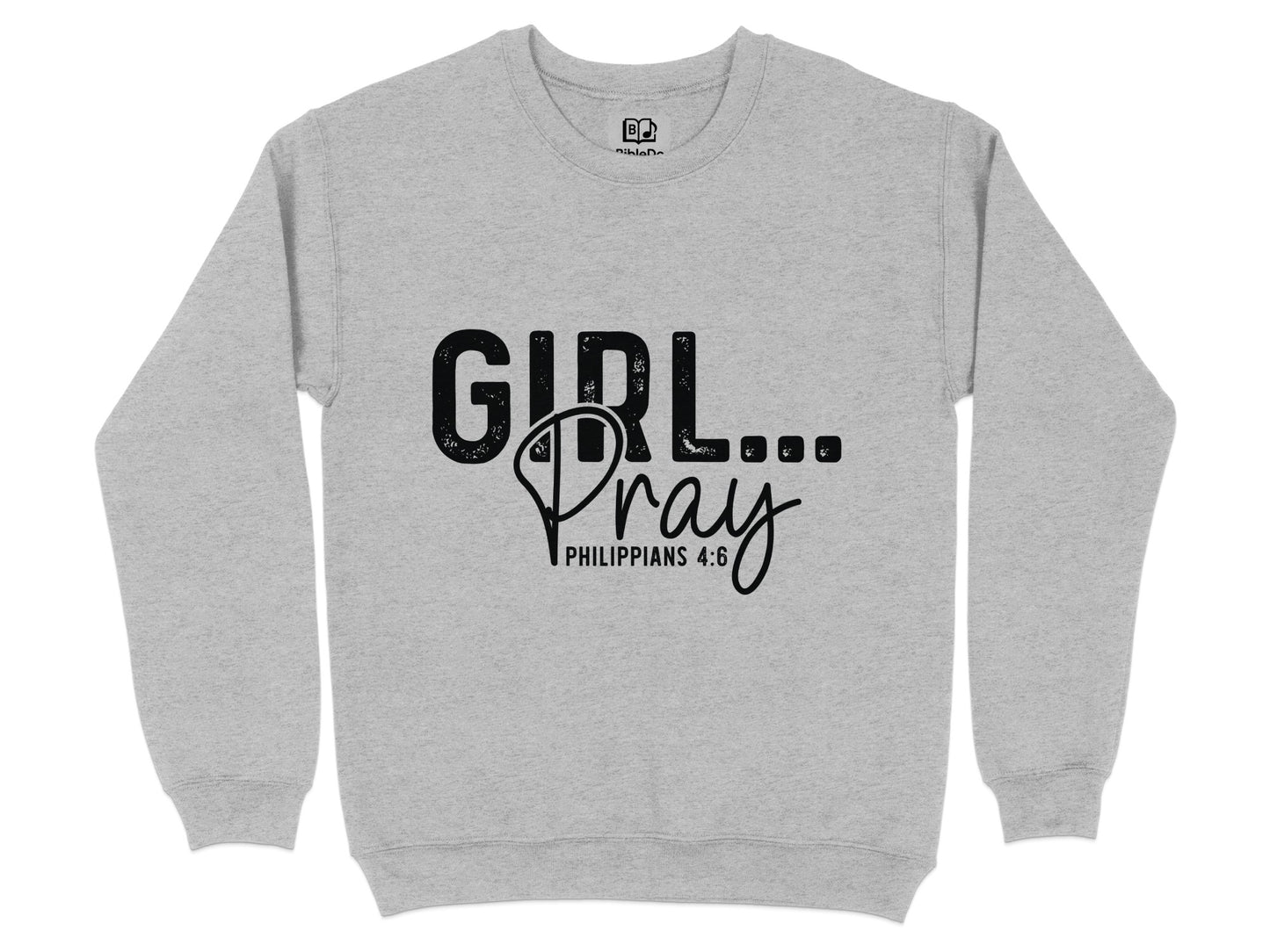 Girl Pray Philippians 4:6 Sweatshirt product type