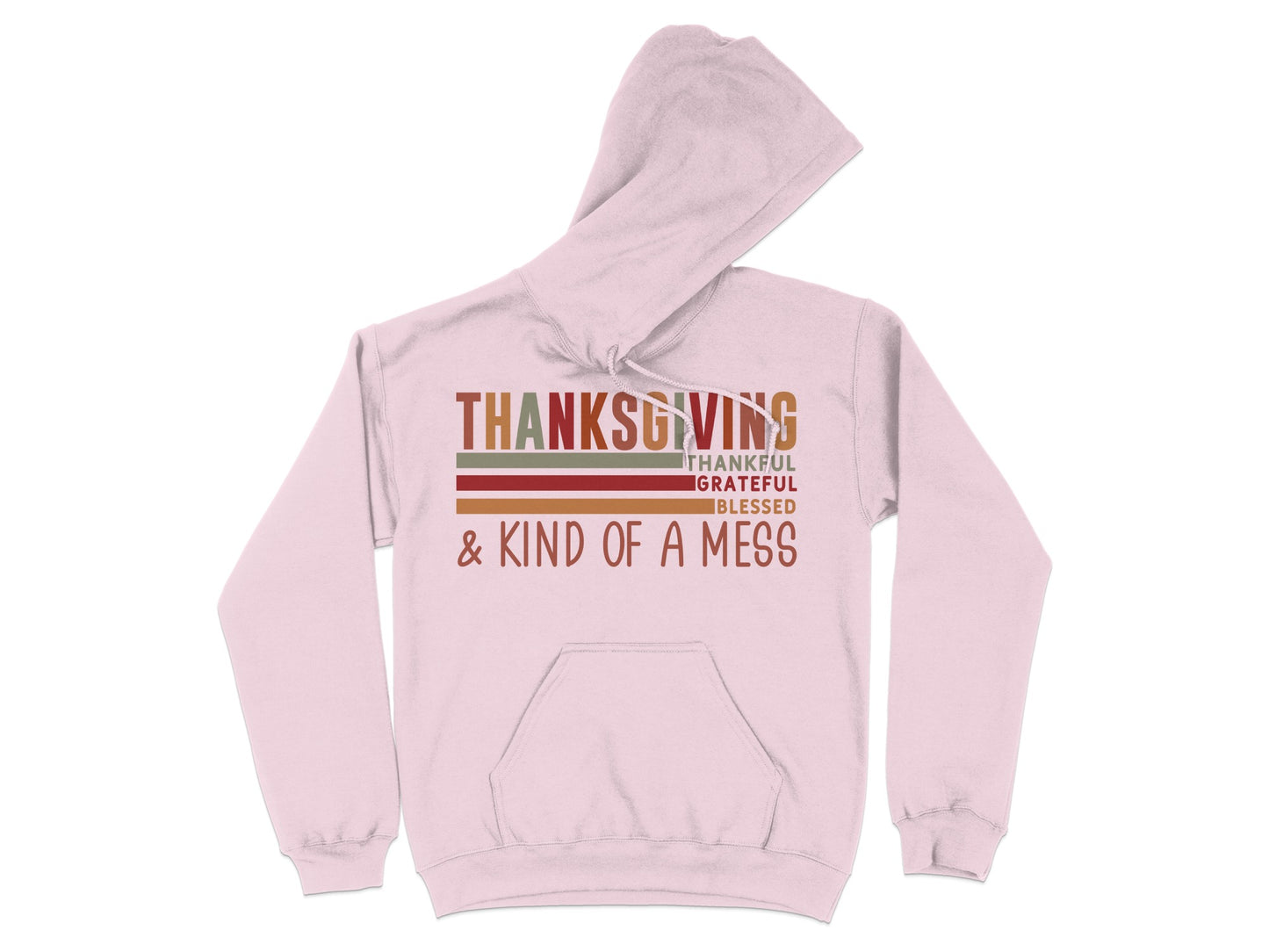Thanksgiving Thankful Grateful Blessed Hoodie