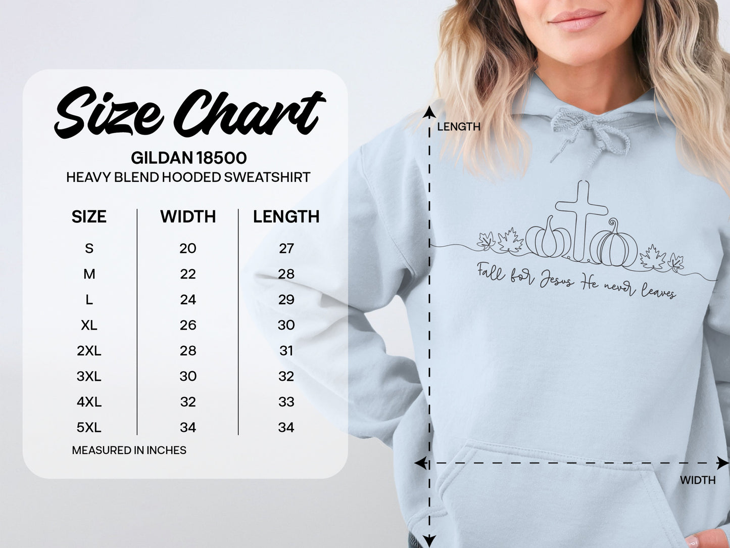 Fall For Jesus He Never Leaves Sweatshirt