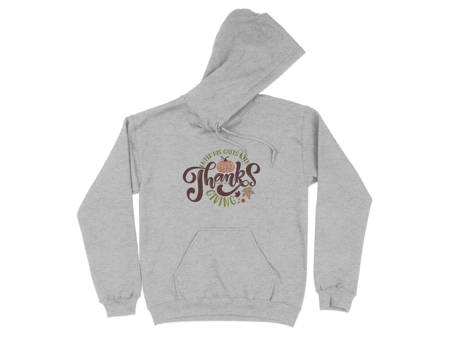Thanksgiving Themed Casual Hoodie Product
