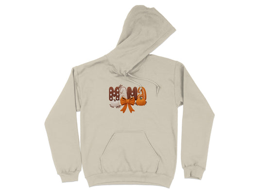 Boo Halloween Hoodie with Cute Bow Design