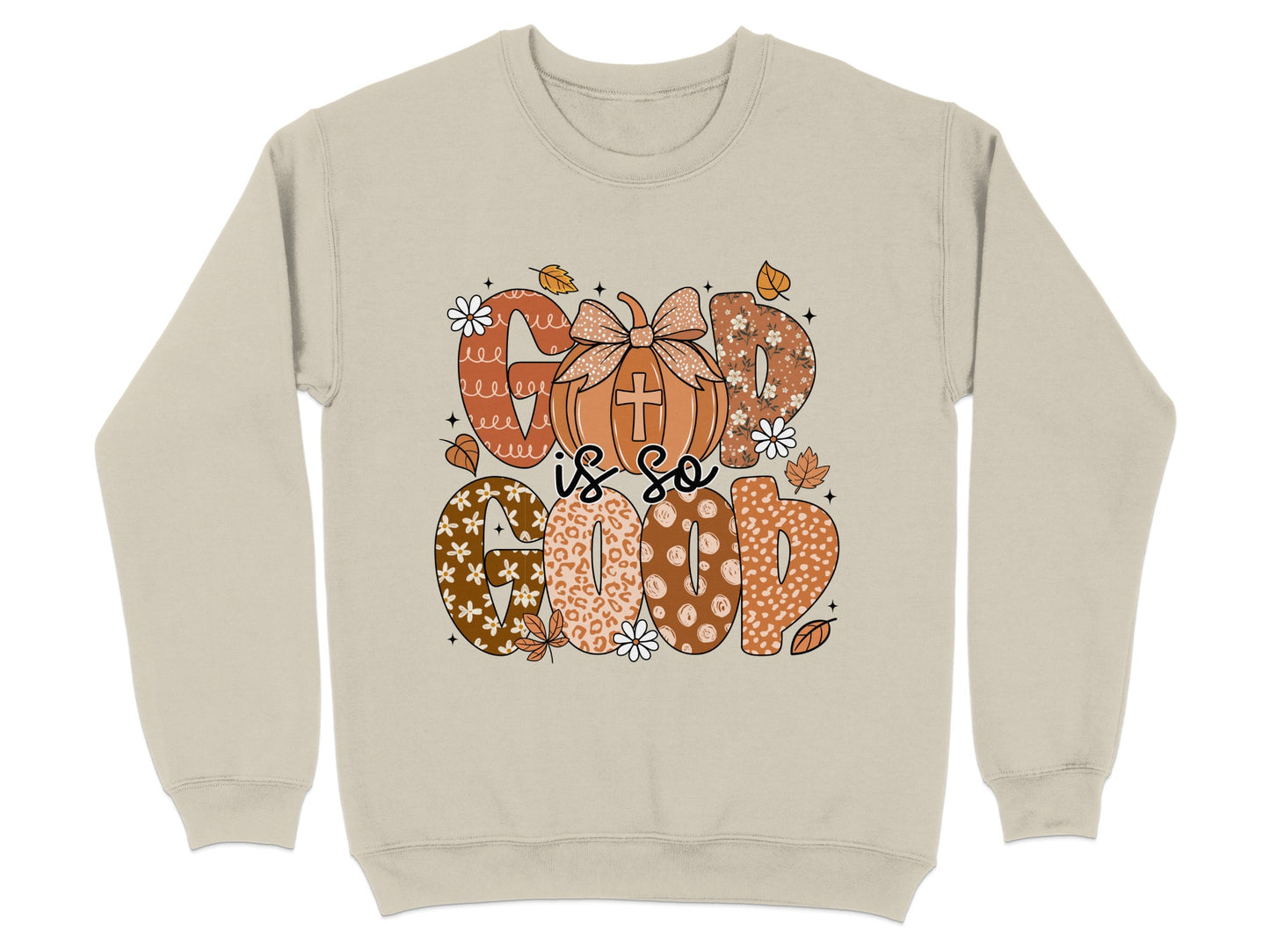 God Is So Good Fall Themed Sweatshirt Product