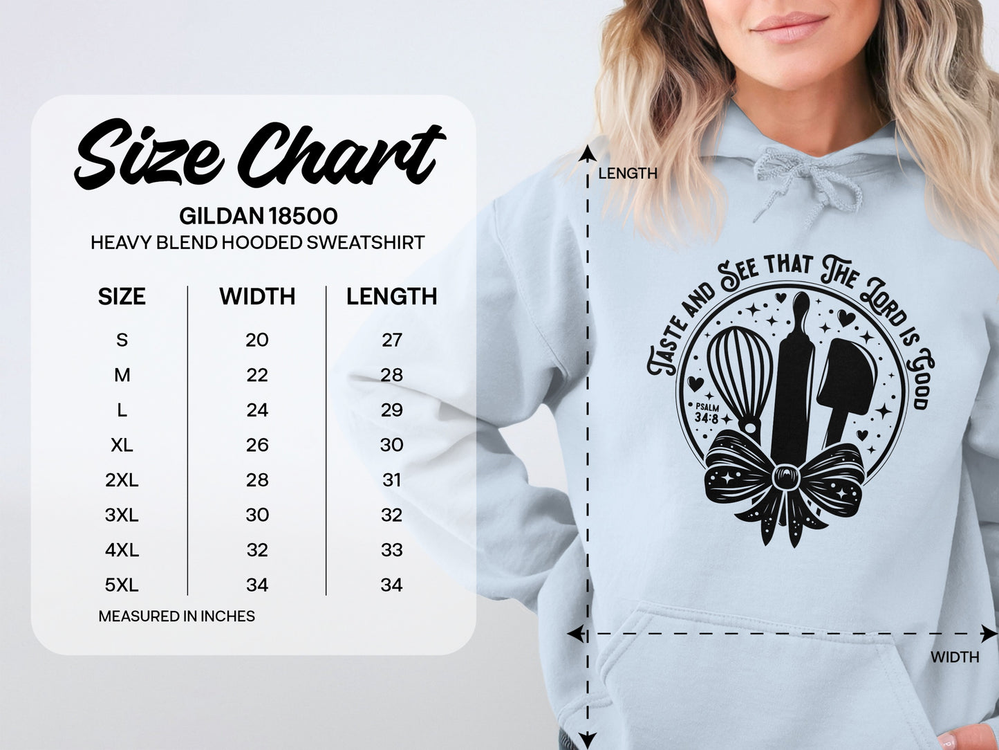 Taste And See That The Lord Is Good Hooded Sweatshirt
