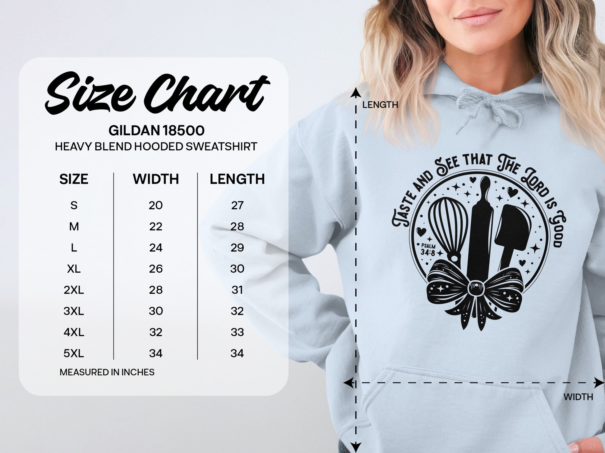 Taste And See That The Lord Is Good Hooded Sweatshirt