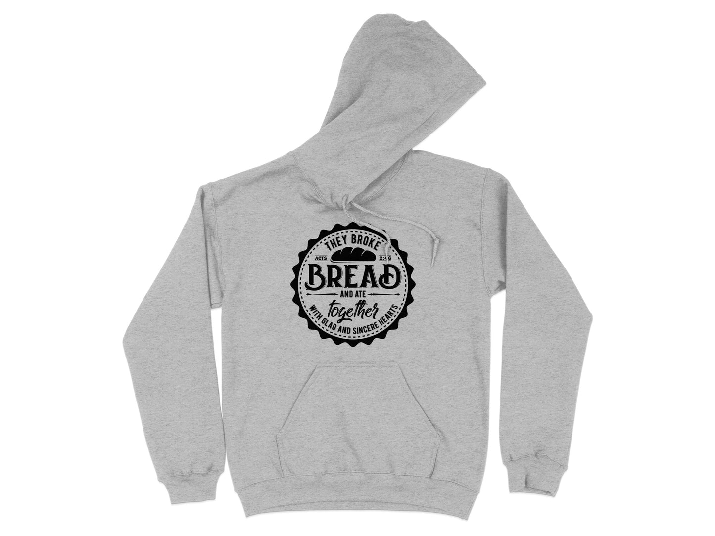 Bread Together Print Hooded Sweatshirt Product